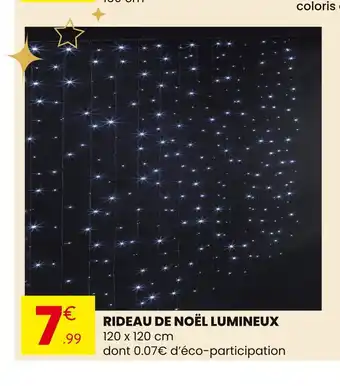 Stokomani Rideau de noël lumineux offre
