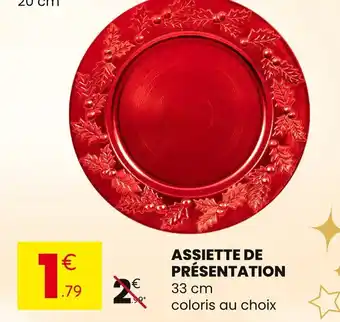 Stokomani Assiette de présentation offre