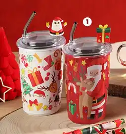 Stokomani Mug de transpaort avec paille offre