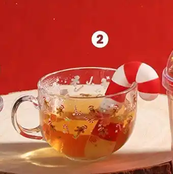 Stokomani Mug avec infuseur canne a sucre d'orge offre