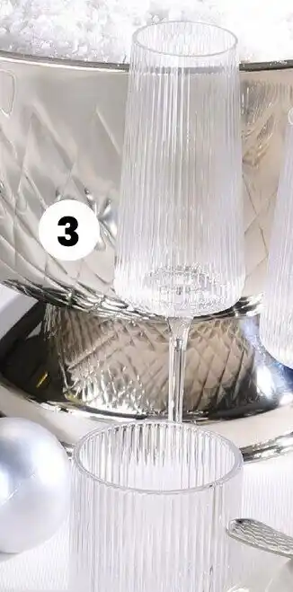 Stokomani flûtes à champagne striées offre