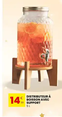 Stokomani Distributeur à boisson avec support offre