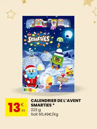 Stokomani SMARTIES Calendrier de l'avent offre