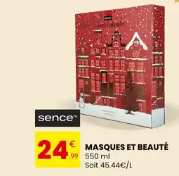 Stokomani SENCE Masques et beauté offre