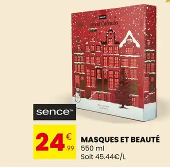 Stokomani SENCE Masques et beauté offre
