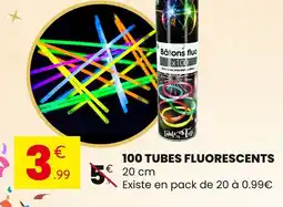 Stokomani 100 tubes fluorescents offre