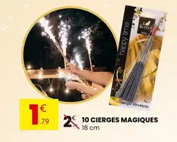 Stokomani 10 cierges magiques offre