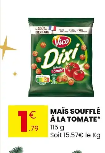 Stokomani Maïs soufflé à la tomate offre