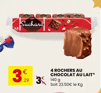 Stokomani 4 rochers au chocolat au lait offre