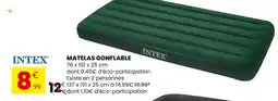 Stokomani INTEX Matelas gonflable offre