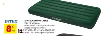 Stokomani INTEX Matelas gonflable offre