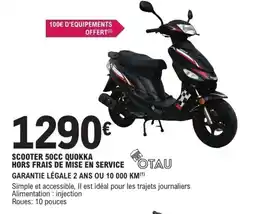 E.Leclerc L'Auto Scooter 50cc quokka hors frais de mise en service offre