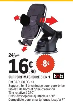 E.Leclerc L'Auto TNB Support machoire 3 en 1 offre