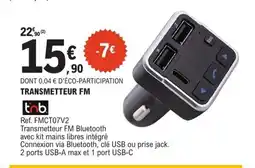 E.Leclerc L'Auto TNB Transmetteur FM offre