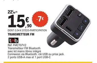 E.Leclerc L'Auto TNB Transmetteur FM offre