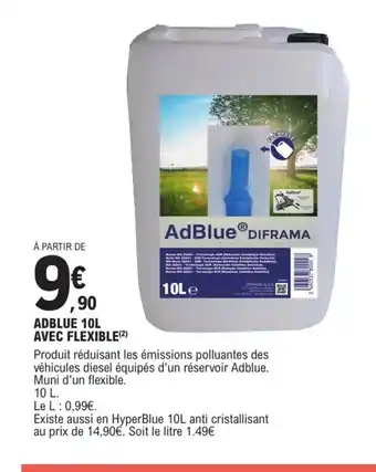 E.Leclerc L'Auto ADBLUE Avec flexible offre