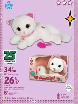 Intermarché Hyper GIPSY TOYS Cuty Bella fashionista offre