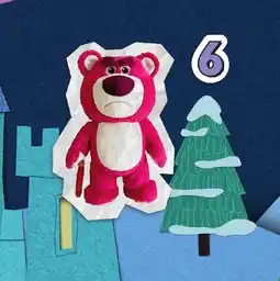 Intermarché Hyper PIXAR Peluche Lotso avec canne offre