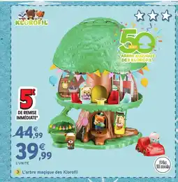 Intermarché Hyper L'arbre magique des Klorofil offre