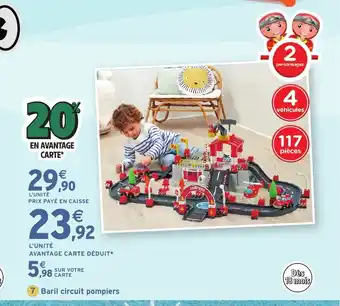 Intermarché Hyper Baril circuit pompiers offre