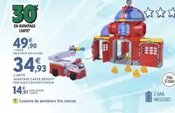 Intermarché Hyper Caserne de pompiers fire rescue offre