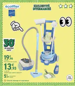 Intermarché Hyper ECOIFFIER Chariot ménage et aspirateur offre