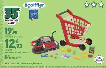 Intermarché Hyper ECOIFFIER Chariot et caisse enregistreuse offre