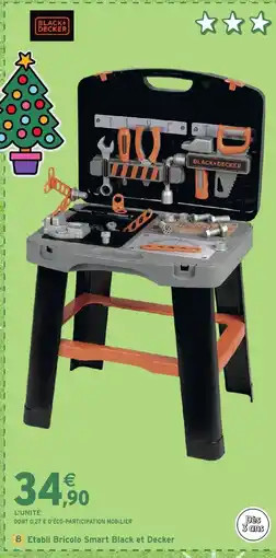 Intermarché Hyper BLACK+DECKER Etabli Bricolo Smart Black et Decker offre