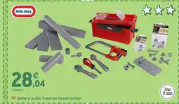 Intermarché Hyper LITTLE TIKES Boîte à outils Creative Construction offre