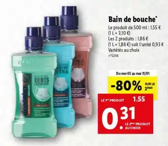 Lidl Bain de bouche offre