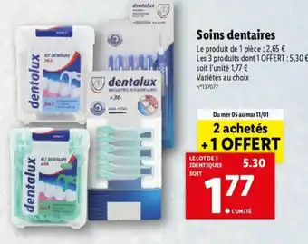 Lidl Soins dentaires offre
