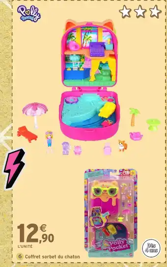 Intermarché Hyper POLLY POCKET Coffret sorbet du chaton offre
