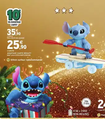 Intermarché Hyper Stitch surfeur radiocommandé offre