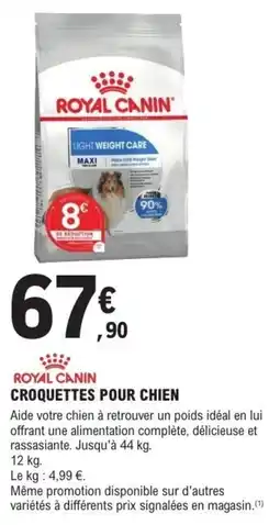 E.Leclerc Royal canin croquettes pour chien offre