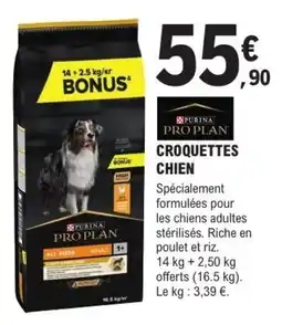 E.Leclerc Croquettes chien purina pro plan offre