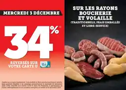 U Express Sur les rayons boucherie et volaille offre