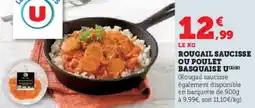 U Express Rougail saucisse ou poulet basquaise u offre