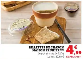 U Express Rillettes de chapon maison prunier offre