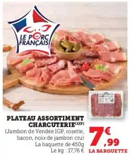 U Express Plateau assortiment charcuterie offre