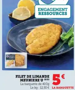 U Express Filet de limande meuniere u offre