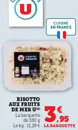 U Express Risotto aux fruits de mer u offre