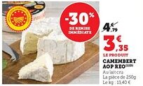 U Express Camembert aop reo offre