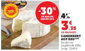 U Express Camembert aop reo offre
