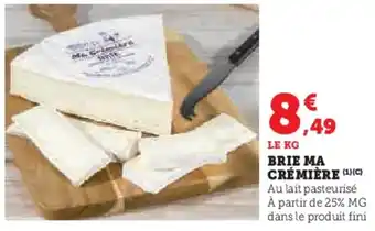 U Express Brie ma crémière offre