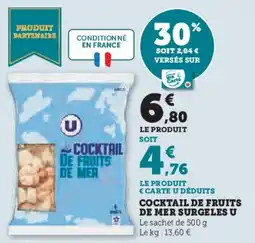 U Express Cocktail de fruits de mer surgeles u offre