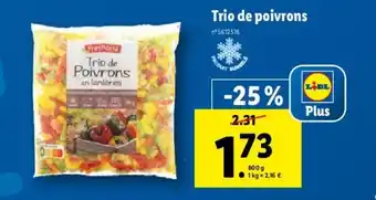 Lidl Trio de poivrons offre