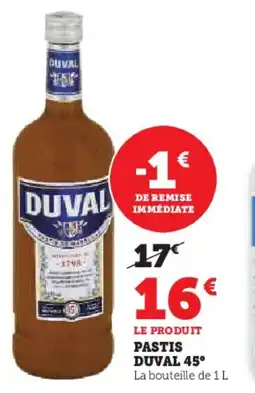 U Express Pastis duval 45° offre