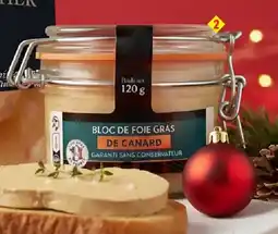 Lidl Bloc de foie gras de canard offre