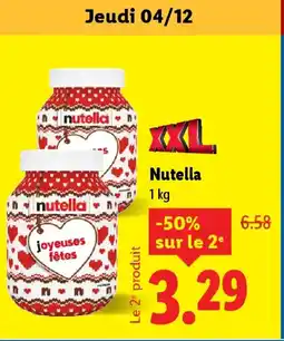 Lidl NUTELLA offre