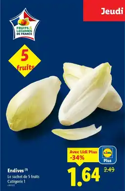 Lidl Endives offre